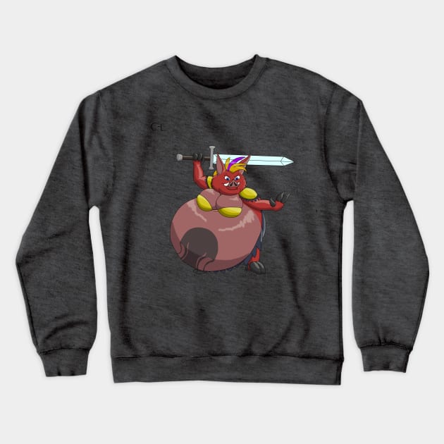 Hel the gladiator orc Crewneck Sweatshirt by Cyborg-Lucario